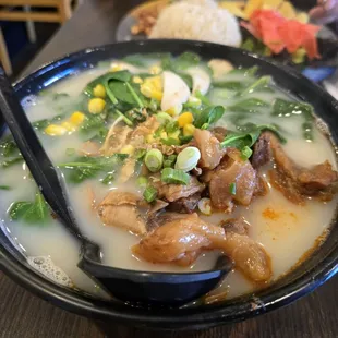 Braised Beef Brisket &amp; Tendons with fish noodles