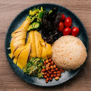 a plate of food