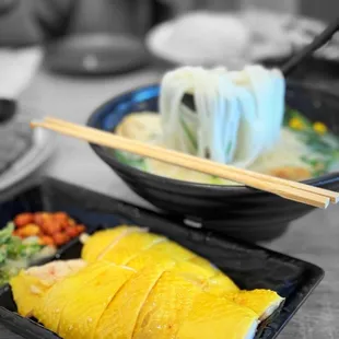 B00. Special Hainan Chicken Combo / | @whaevaeats