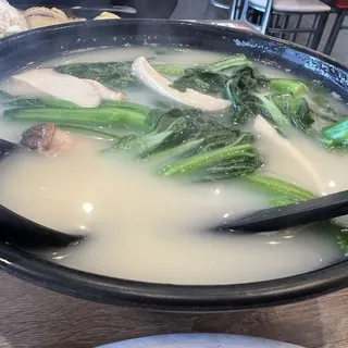 A15. Choy Sum in Supreme Broth /