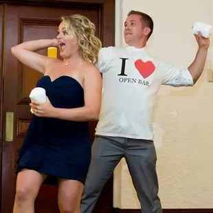 Who wants to have fun at their wedding? We specialize in creating fun for all in adventurous ways.