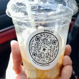 QR code menu.