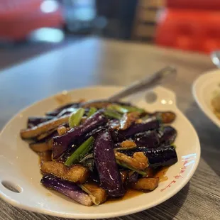 Egg plant veggies