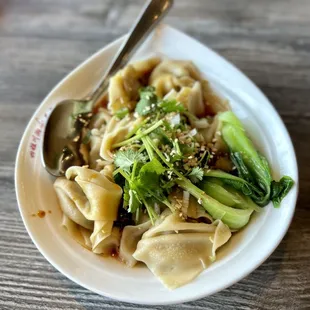 Spicy Red Oil Wontons