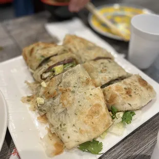 Beef pancake