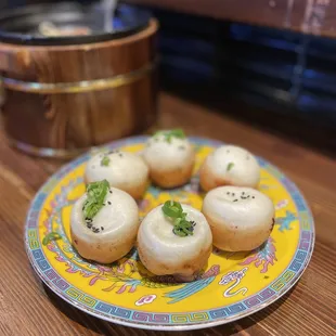 Pan fried pork buns