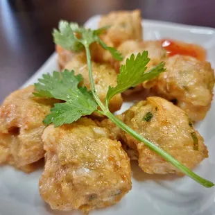 Deep fried shrimp balls