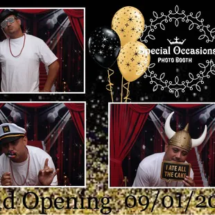4x6 photo strip Special Occasions Photo Booth, Stockton, CA