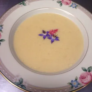 Potato Apple Brie cheese soup