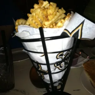 Mediterranean waffle fries