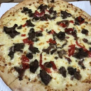 Cheesesteak Pizza