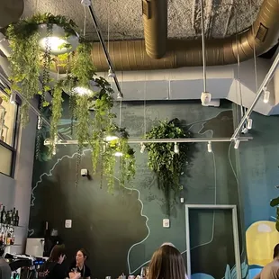 a woman sitting at a table