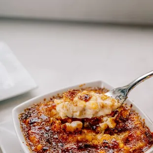 Creamed corn brulee