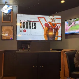 Sports bar in NM repping our Hokies!