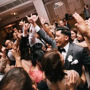 We always get the dance floor packed!  PC: Pinky Photography