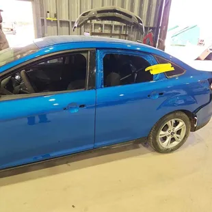 All freshly refinished.