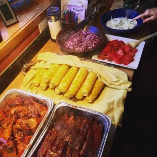 Speed Queen BBQ Spread with local and organic veggies. A CNW picnic dinner.