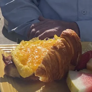 Bacon, Egg and Cheese Croissant