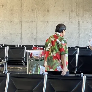 The old guy who left after he told us to scram.  What a grumpy old dude.