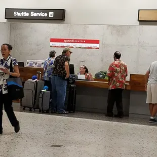 The front of their shuttle system.