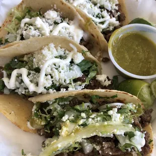 Tacos asada