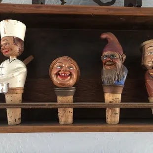 Anri carved cork stoppers