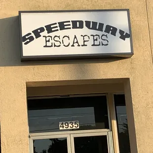 Outside signage