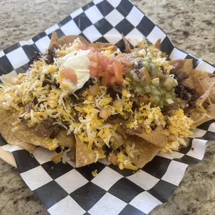 Asada nachos