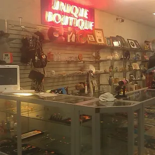 The boutique has jewlery as well as higher end items (collectables, designer, etc.)