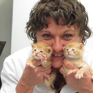 Dr. Boyer and two new arrivals