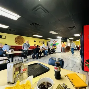 Dining area for quick service.