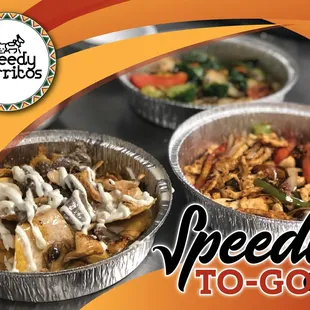 a variety of food items