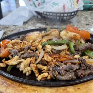 Texas fajitas