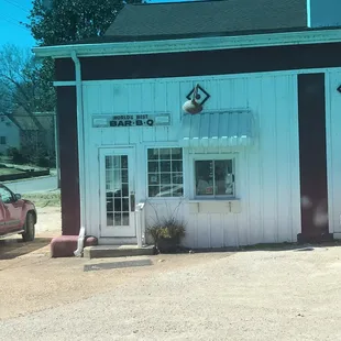 This unassuming exterior hides a sparkling clean interior.