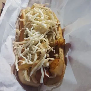 Bacon Wrapped Pineapple Spice Dog! YUM YUM!