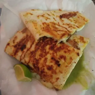 Steak quesadilla $9 yum!