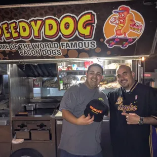 SpeedyDog serving the great actor, Noel G! He's been in films such as: Dark Night, Fast n Furious, Training Day and many more!