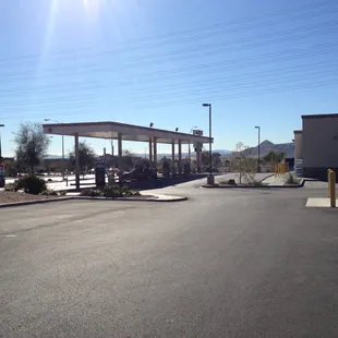 The Speedy Mart Gas Station.