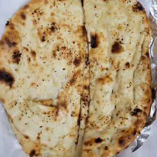 Garlic naan - personally, I like more garlic, but it was good. These rounds were probably the size of a paper plate.