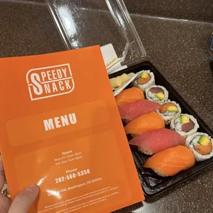 food, sushi and sashimi