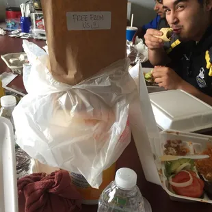 Yummy surprise in our food delivery! Thanks Speedy!!!!