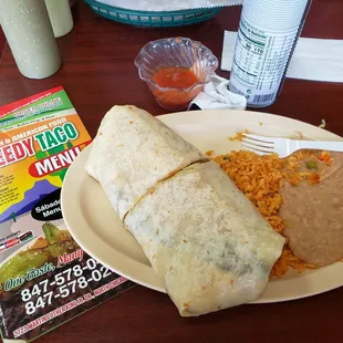 Chili relleno burrito