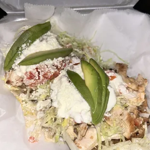 Grilled Chicken Sopes