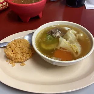 A caldo before our meal