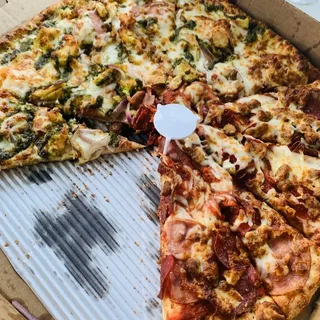 Chicken Bacon Pesto Pizza