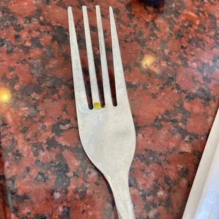 Dirty fork.