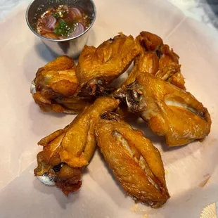 Wings with our tasty sauce