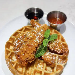 Spelling chicken waffles