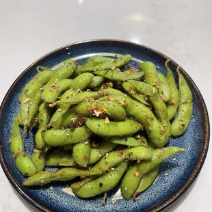 Edamame, spicy or truffle