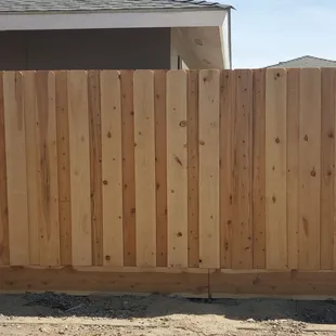 New fence